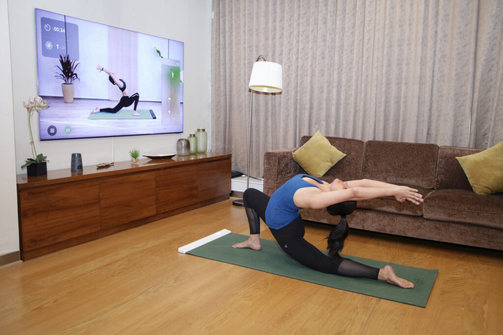 yoga experience on tv